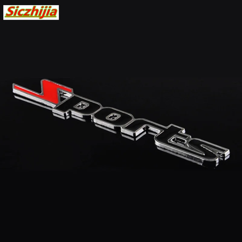 Автомобильная бирка Спорт 3D Хром бейдж металлический для автомобилей стикер Land