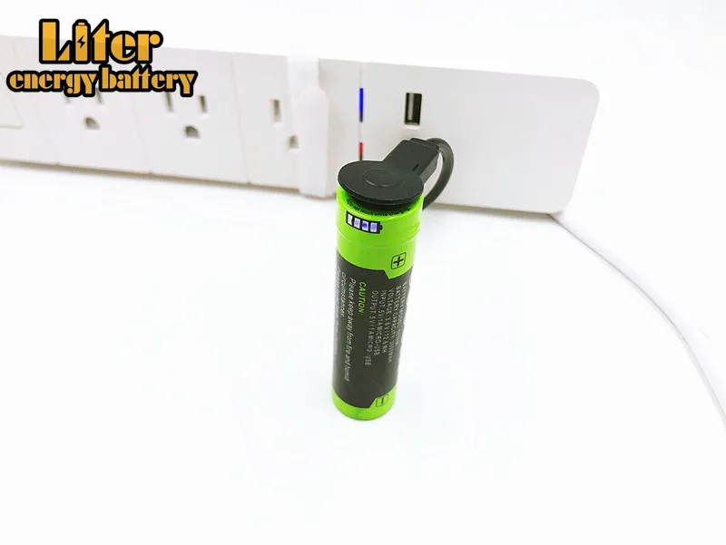 18650 USB 3 7 в 3500 мАч литий ионный перезаряжаемый аккумулятор Зарядка постоянного