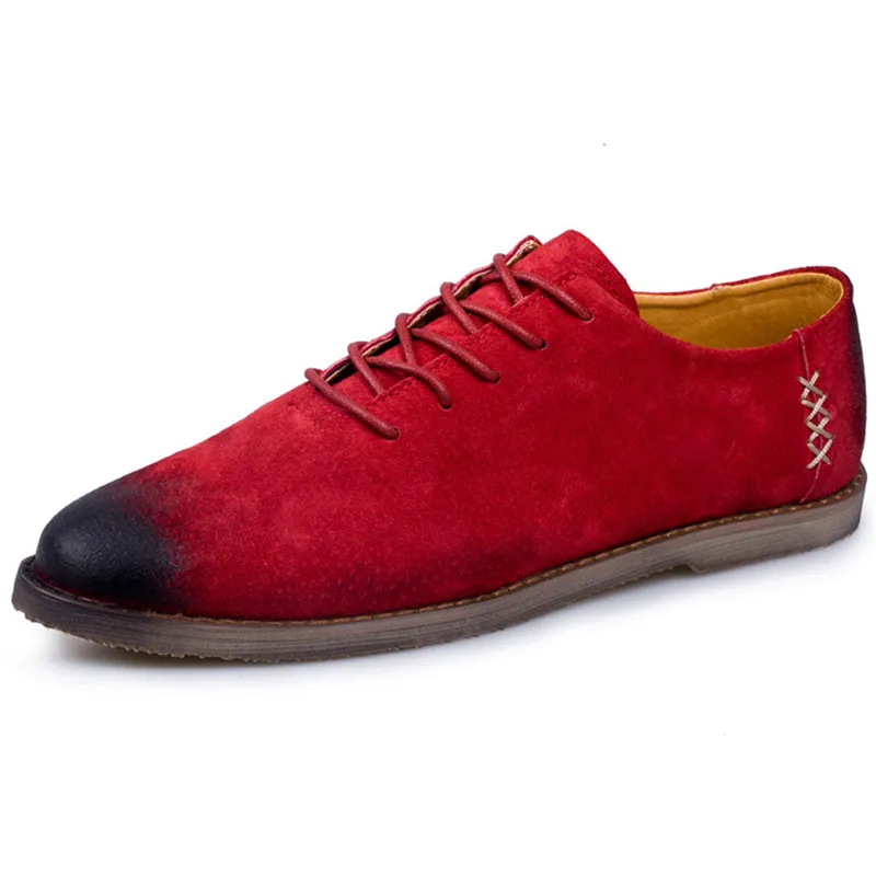 2017 Для мужчин удобные Повседневная кожаная обувь Мужская Мода Дышащая на плоской