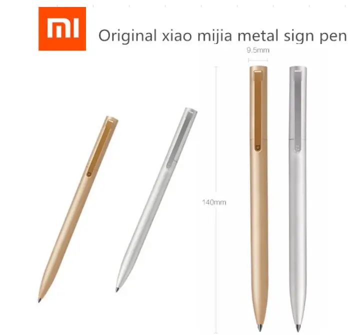 Оригинальный Xiaomi Новый Mijia металлический чернильное перо чернила Япония прочная