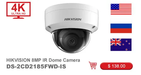 Hikvision Беспроводная ip-камера безопасности DS-2CD2442FWD-IW 4MP CMOS WiFi IR-Cut ночная версия камеры видеонаблюдения двухсторонняя аудио sd-карта