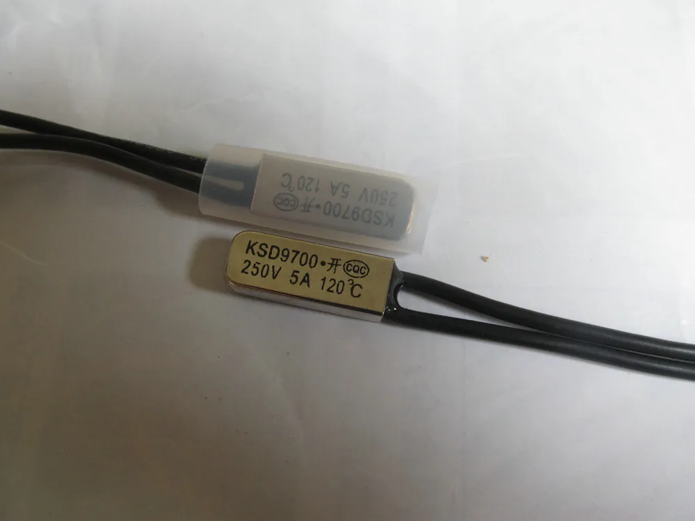 Термостат KSD9700 120 градусов * 120C NO (нормально открывающийся) термостат