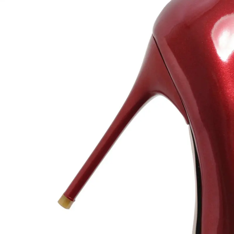 

Sexy Patent Leather High Heels Female Fashion Pointed Toe Super High Heels Pumps Spring Summer Shoes Size 2019 New