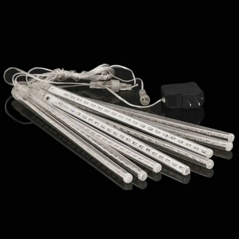 50 см 240LED метеоритный дождь трубки Строка светильник с эффектом падающего снега