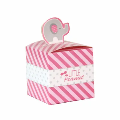 100pcs Baby Shower Candy Box Favors and Gifts Easter Party Decoration Paper Gift Boxes Bags Supplies Bomboniere Battesimo | Дом и сад
