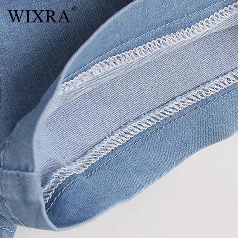 Wixra, базовые шорты, женские джинсовые шорты с высокой растягивающейся молнией, женские джинсовые шорты с высокой талией, шорты размера плюс для женщин