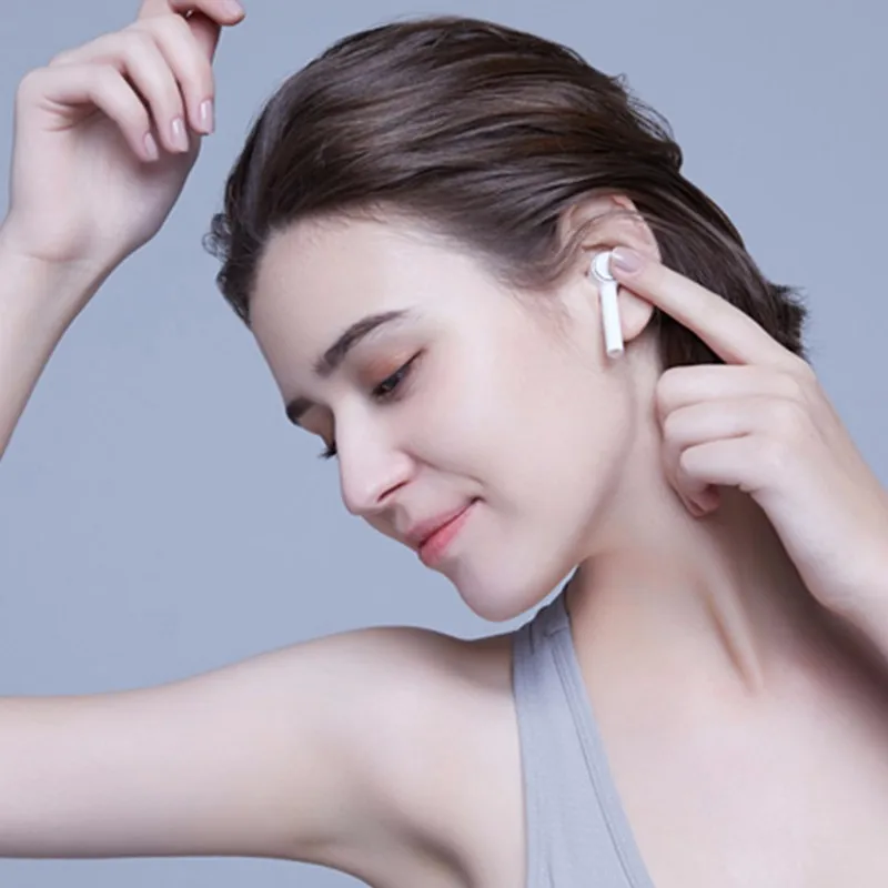 Наушники Xiaomi Bluetooth TWS Air White Беспроводная мини Спортивная невидимая гарнитура