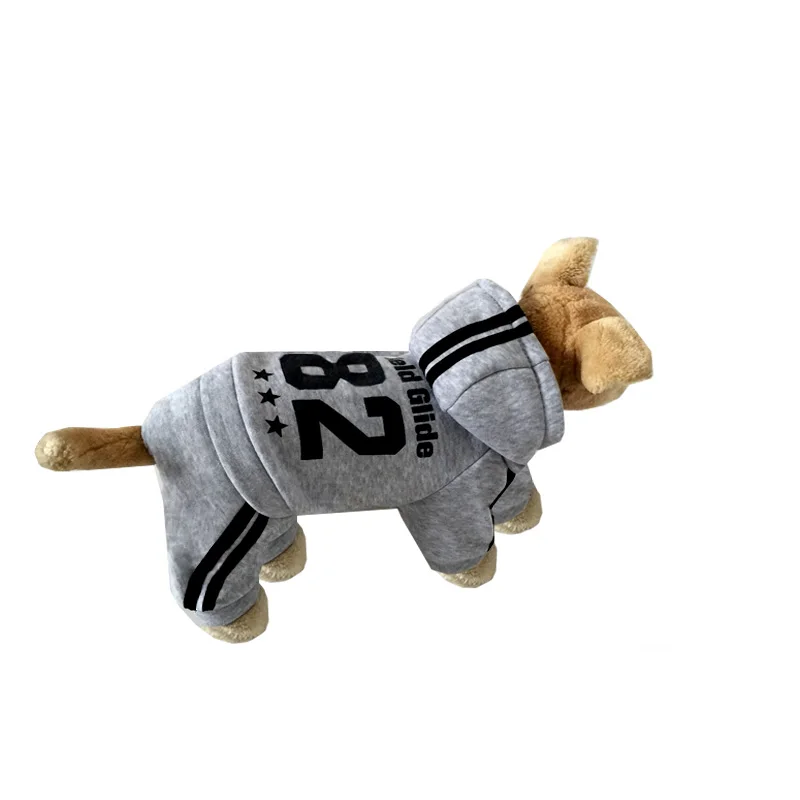 Пальто для собак с капюшоном и надписью 82 бесплатная доставка одежда новая | Дом