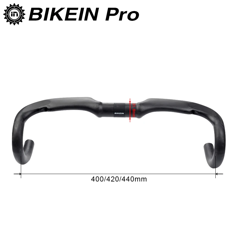 Ультралегкий углеродный кронштейн BIKEIN T700 UD для дорожного велосипеда 400/420/440 мм