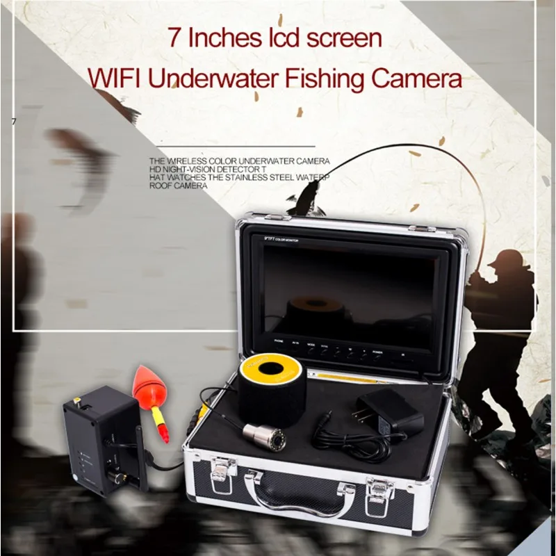 Беспроводная подводная рыболовная камера WF13W HD 1000TVL с Wi Fi и кабелем 30 м|Камеры