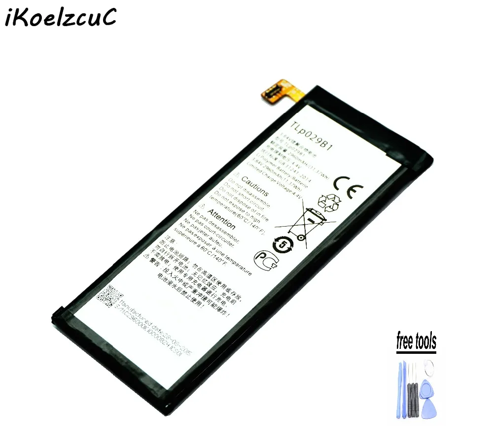 IKoelzcuC TLP029B1 TLP029B2 2960mAh аккумуляторная батарея + подарок для Alcatel Pop 4S 5095/B/I/K/L/Y Onetouch TCL