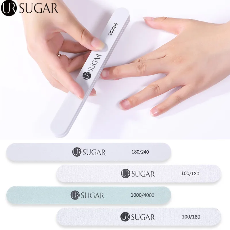 UR SUGAR набор инструментов для полировки ногтей 4 шт. маникюра и педикюра УФ