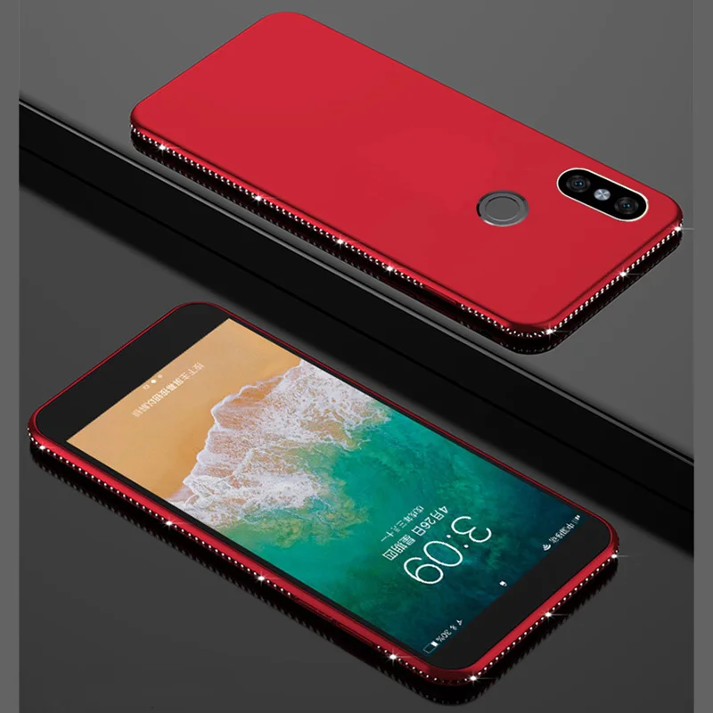 Чехол для Redmi Note 5 чехол Xiaomi блестящий с бриллиантами Pro Global 99 дюйма | Мобильные