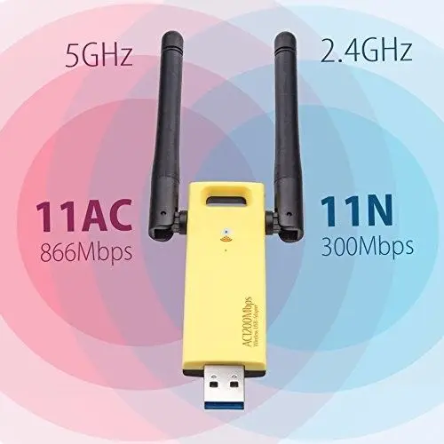 1200 /  USB 3, 0 Realtek Wifi  2, 4G/5