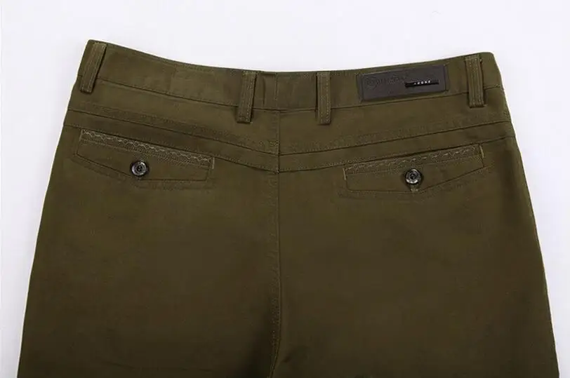 Однотонные повседневные брюки мужские свободные зимние плотные 2020 хлопковые