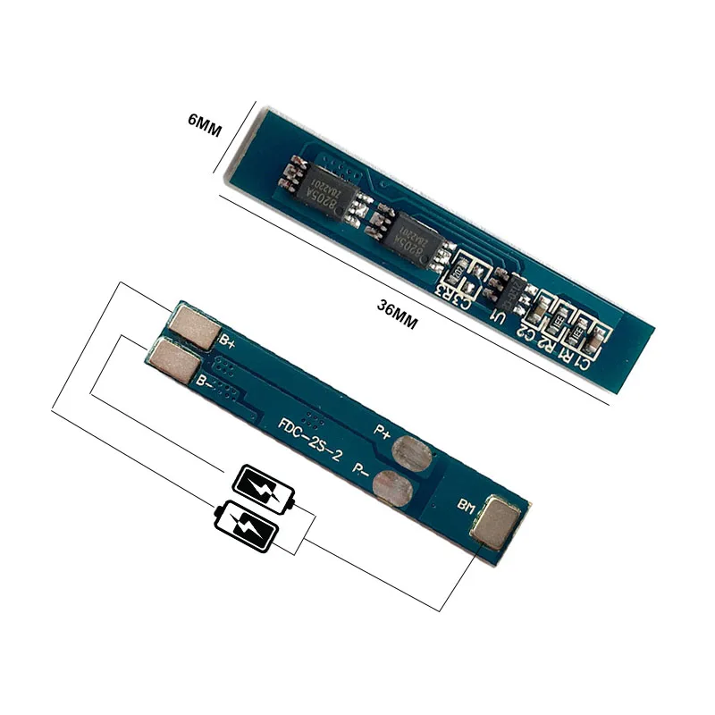 7 4 в PCM 3A li ion 2 Cell 18650 Защитная плата зарядного устройства для литиевого