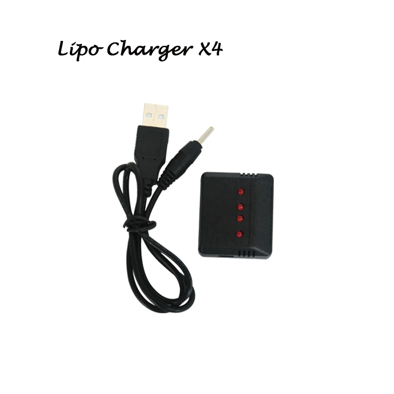 X4 4 в 1 3 7 В адаптер литий-полимерных аккумуляторов Зарядное устройство USB для Hubsan