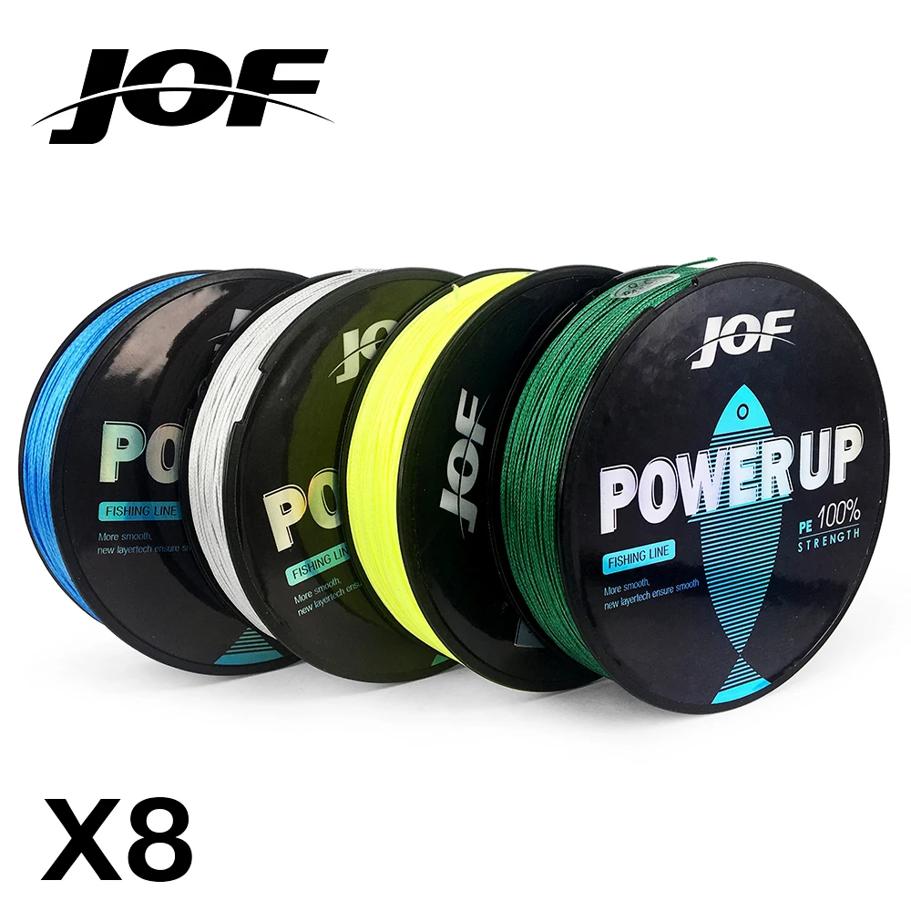 JOF 300 м 8 нитей рыболовная леска 20 88LB супер мощность Multifilamento PE плетеная