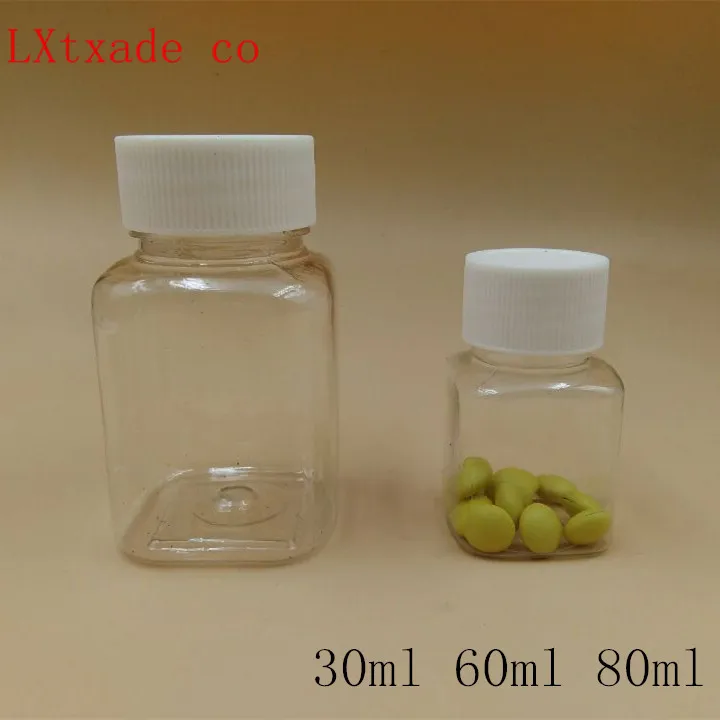 Прозрачные пустые пластиковые квадратные бутылки новые оригинальные