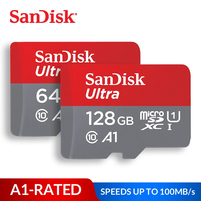 Двойной Флеш накопитель SanDisk Ultra микро sd карты UHS I C10 U1 A1 слот для карт памяти micro