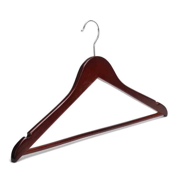 Вешалка для костюма Hangerlink из красного дерева вешалка бордового цвета (12