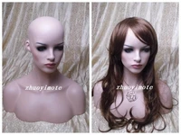 fiberglass realistic female mannequin dummy head bust for hat sunglass jewelry wigs display manikin heads