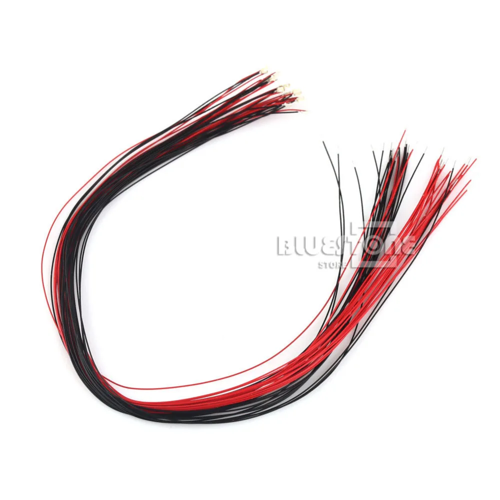 T0603R 20 шт предварительно припаянный micro litz Проводные провода Красный SMD Led 0603
