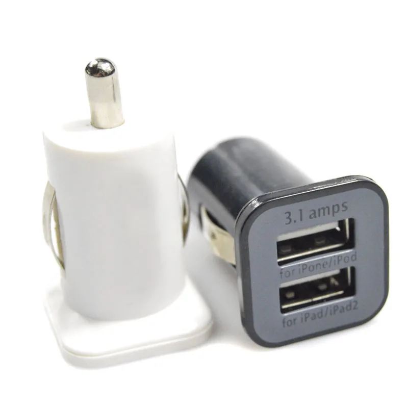 Effelon 5 В 3.1A 2 порта Dual USB Автомобильное зарядное устройство 3100 мАч для iphone 4 4G 4S Ipad 1 3