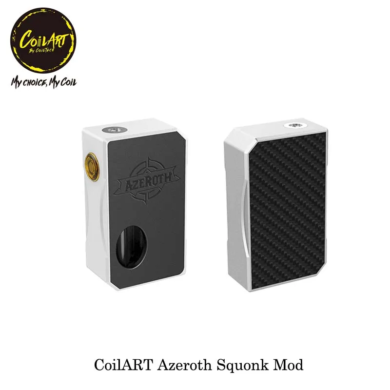 Оригинальный CoilART Азерот Squonk Mod электронная сигарета Vape поле mod совместим с