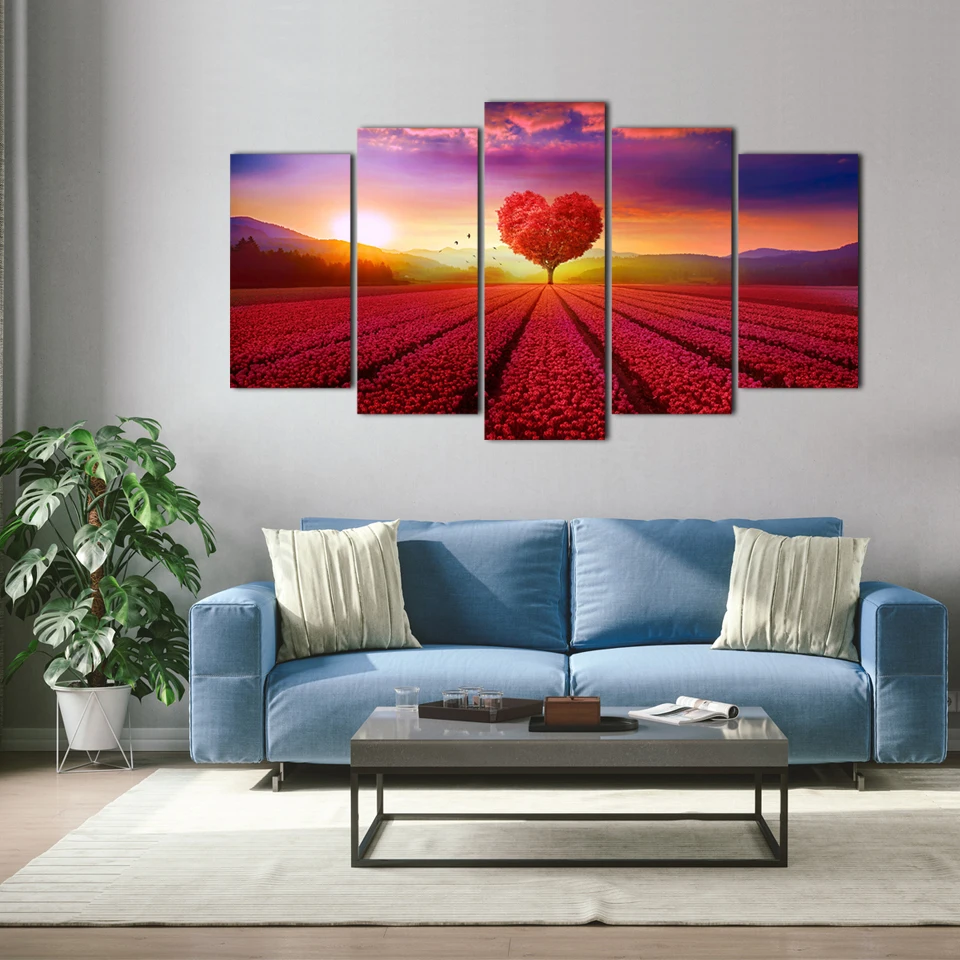 Любовь Бесплатная доставка холсте плакат Wall Art Водонепроницаемый чернилами