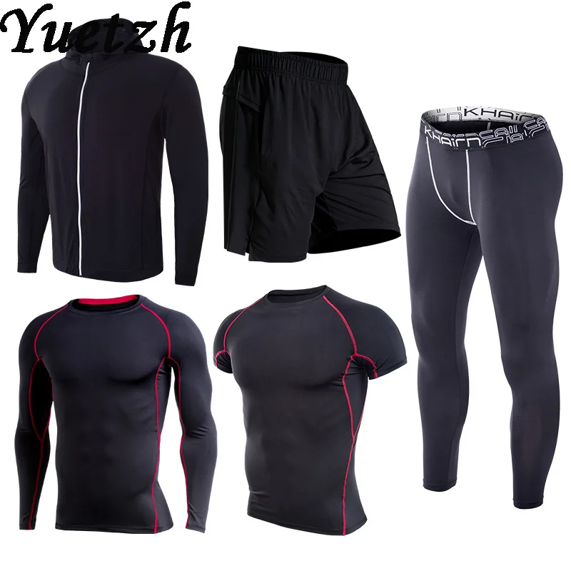 Новый мужской спортивный костюм спортивная одежда для фитнеса русская