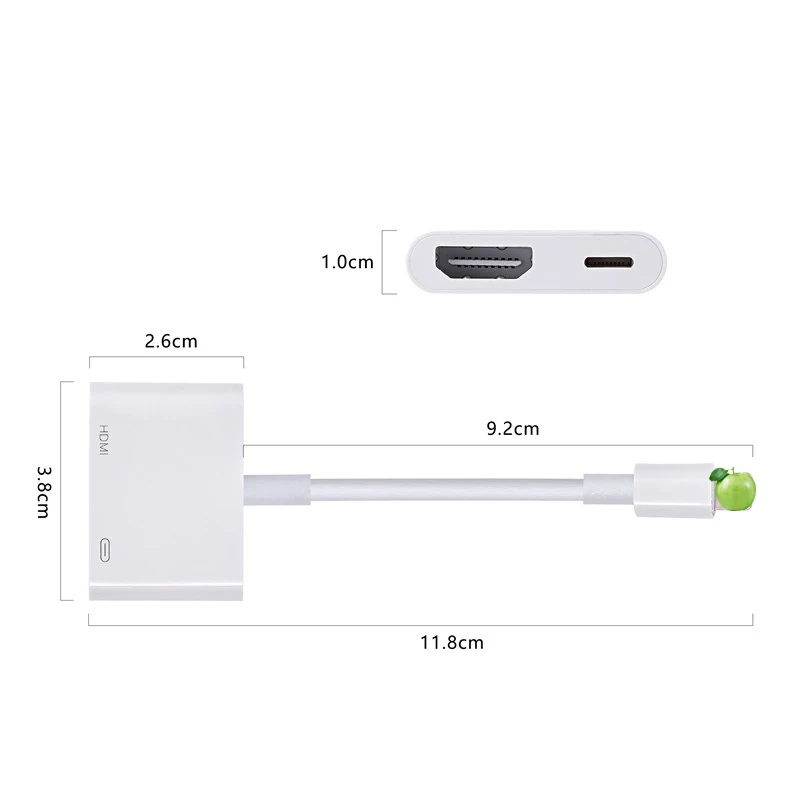 Для iPhone X/iPhone 8 IOS12 конвертер в HDMI HD кабель адаптер iphne ТВ с экраном дисплей