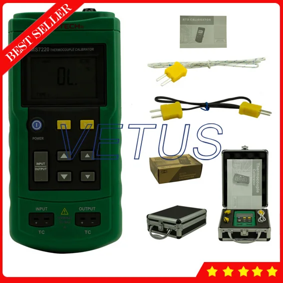 MASTECH MS7220 цифровой термометр цена для термопары Simulator калибратор тестер |