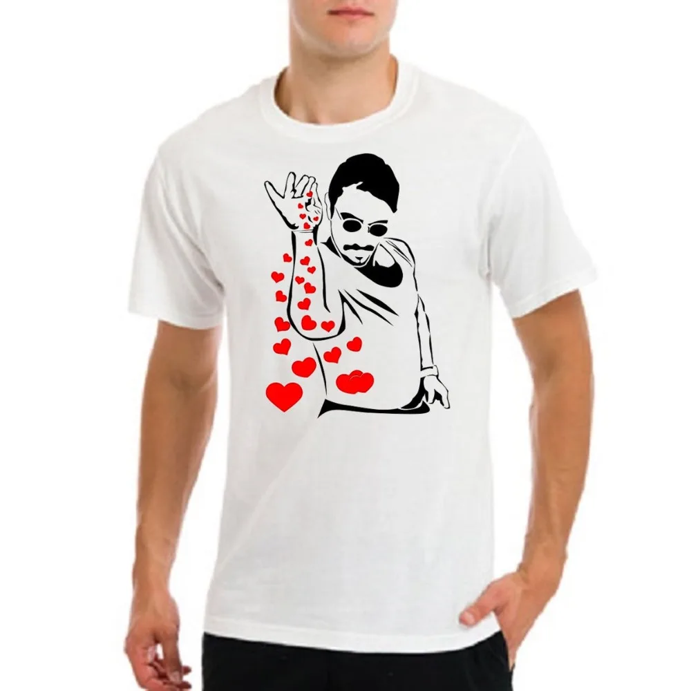 Salt Bae Saltbae Nusret Gokce/белая футболка с надписью Love Hearts на День святого Валентина Новая