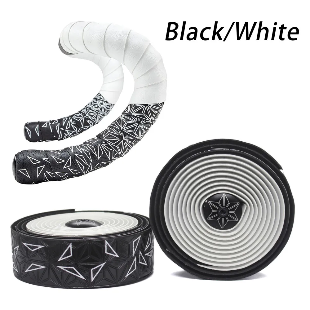 Black white Supacaz супер липкая лента для руля Kush Bartape оригинальная лента supacaz лента для шоссейного велосипеда углеродная велосипедная лента - Цвет: Black white