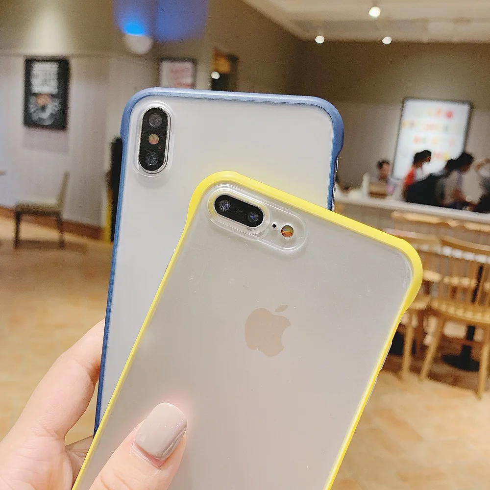 Новый прозрачный чехол с кольцом для iPhone 8 iPhone8 Plus 7 6 S из мягкого ТПУ ультра тонкие