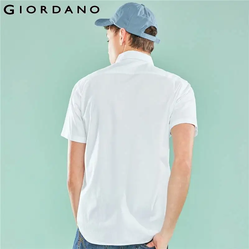 Jordano/Мужская рубашка, контрастная, цветная, Оксфорд, хлопок, Camisa Masculina, короткий рукав, отложной воротник, цветная, блочная, Camisas