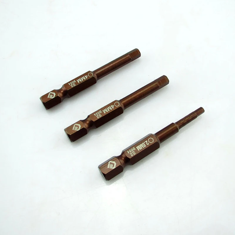Фотоэлектрическая Шестигранная отвертка 1/4 дюйма 50 мм 2 6 мм|hex screwdriver bits|screwdriver