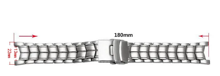Neway матовый ремешок из нержавеющей стали для часов CASIO Edifice EF 524, ремешок для часов, браслет для мужчин, ремешок для часов, серебряная застежка для безопасности