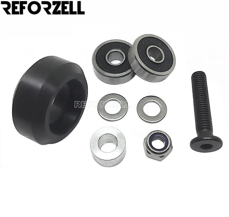 

New listing High precision CNC delrin solid v wheel kits for Openbuilds v-slot linear rail system OX CNC C-Beam parts