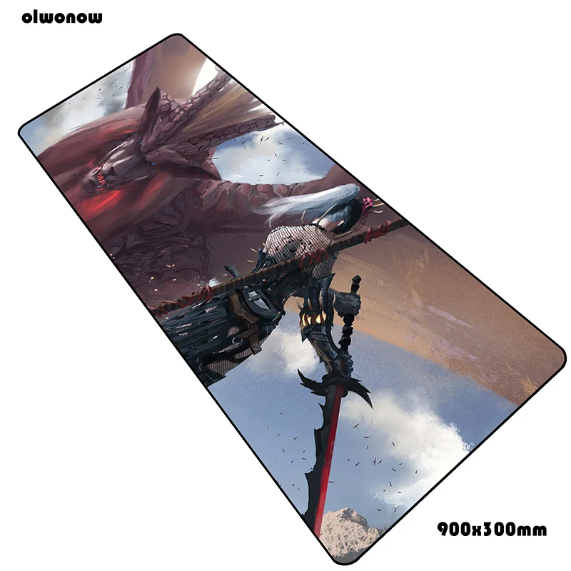 Monster hunter коврик для мыши 900x300x3 мм красивый игровой коврик для мыши большая клавиатура Коврик для мыши - Цвет: Size 900x300x3mm