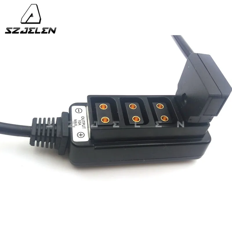 Rolux 1 Male Power Tap P D to 4 Port Female Hub Adapter 45CM ~ 200CM|d-tap|d-tap femaled-tap male |