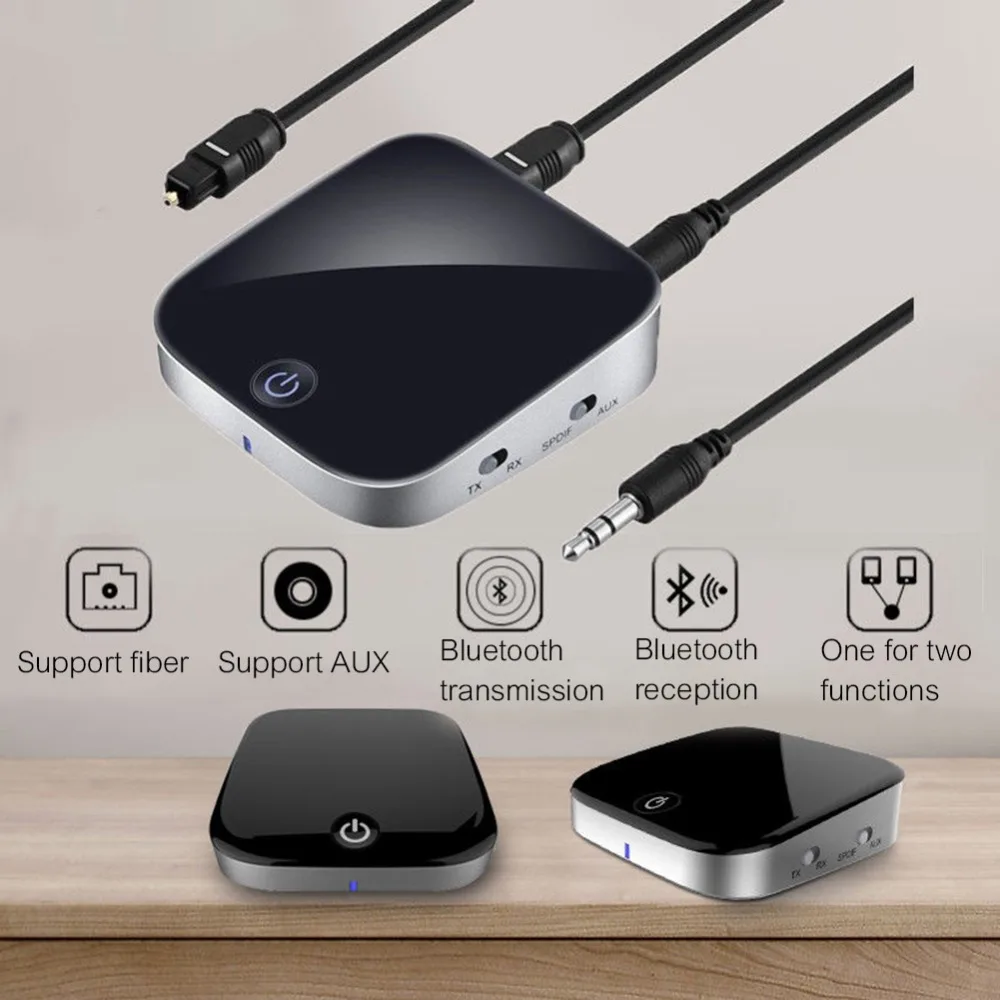 Egizmo волоконно оптический Беспроводной Bluetooth передатчик и приемник для MP3 ТВ