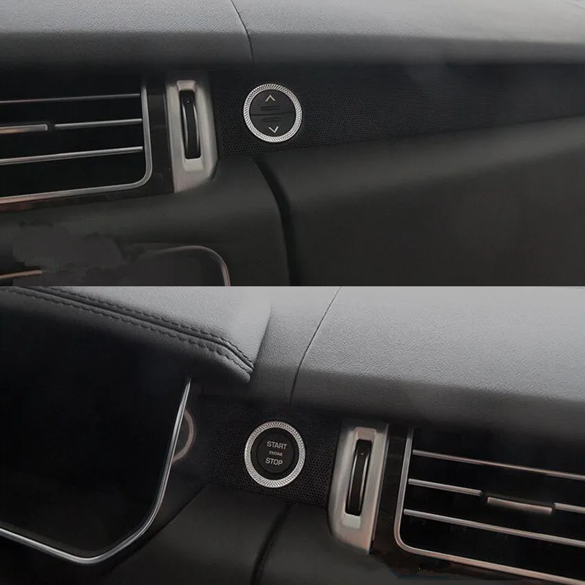 Автомобильный двигатель Start Stop Ring Trim Cover наклейка для Land Rover Discovery Sport Range Evoque Vogue