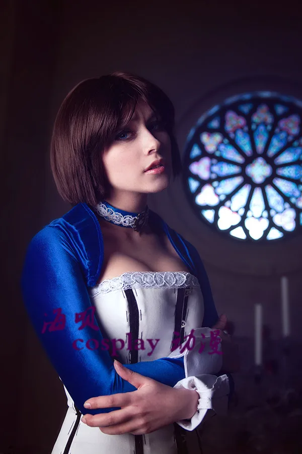 Фото Bioshock Infinite Elizabeth Косплей Костюм топ + брюки + юбка для Хэллоуина и Рождества №2