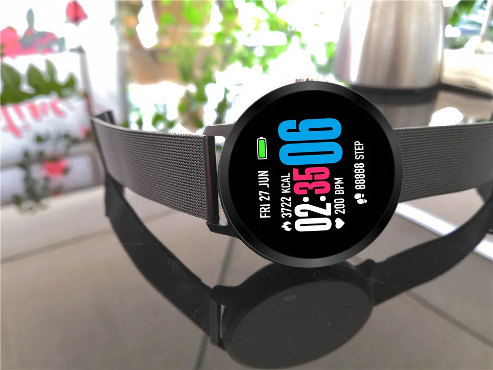 V11 Смарт-часы reloj inteligente, спортивный шагомер, фитнес-трекер, монитор сердечного ритма, мужские и женские Смарт-часы, браслет