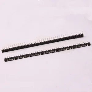 Стеклянные розетки Glyduino, 40 контактов, 18B20, однорядное круглое отверстие, расстояние между сиденьями 2,54 мм для Arduino