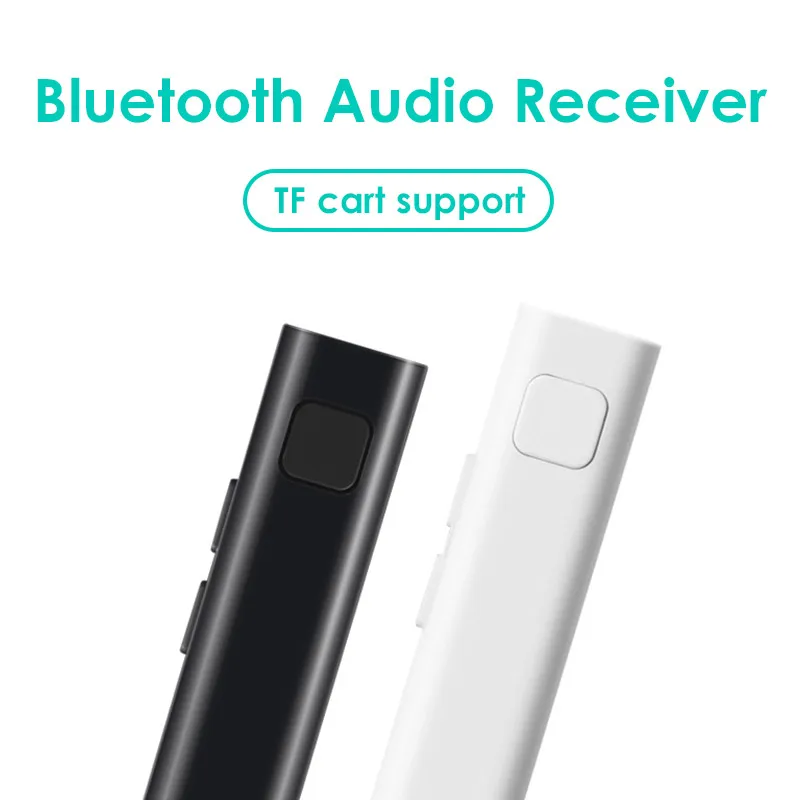 Overfly Wireless 4.2 Bluetooth Audio Receiver Bulit-in Battery 3.5mm Jack Mini Music TF Card Adapter Car Aux | Электроника