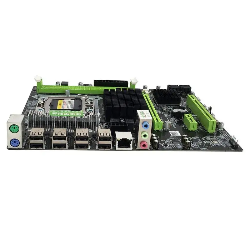 X58 pro pc материнская плата LGA 1366 DDR3 USB2.0 SATA2.0 для E5502 L5506 W3503 EC3539 LC3528 2xDDR3 DIMM 1366pin Игровая плата материнская плата 1366 игровая материнская плата