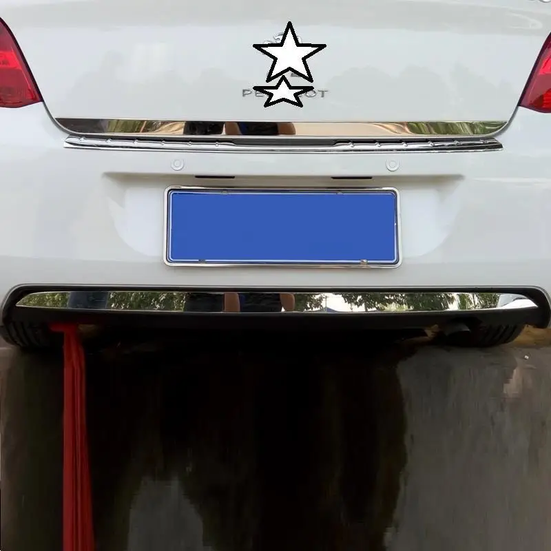 Автомобильный авто модифицированный хром багажник на окно задний бампер внешний